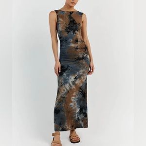 DISSH bodycon tie dye dress size small